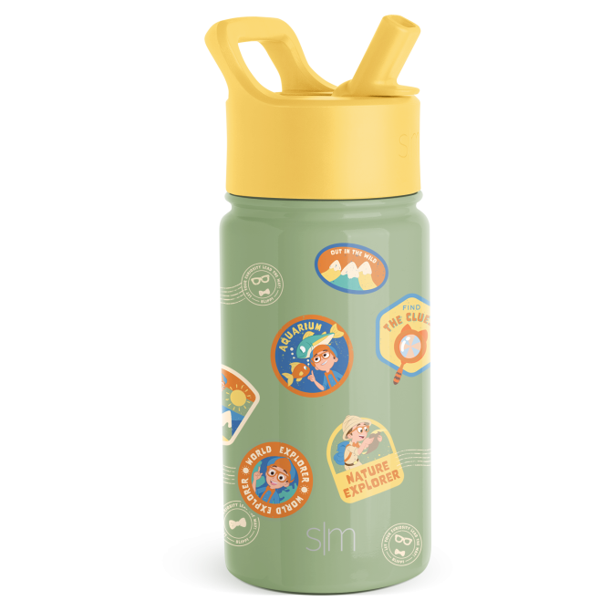 Summit Kids Water Bottle with Straw Lid