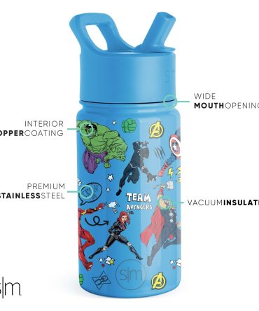 Summit Kids Water Bottle with Straw Lid