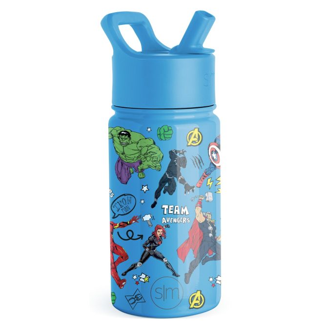 Summit Kids Water Bottle with Straw Lid