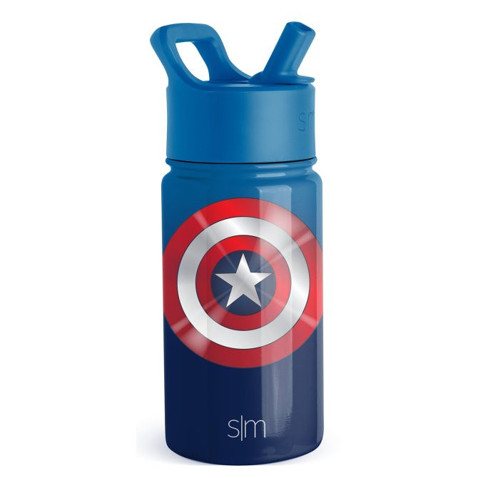 Summit Kids Water Bottle with Straw Lid