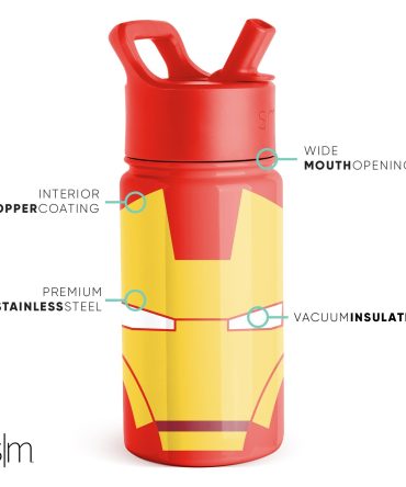 Summit Kids Water Bottle with Straw Lid