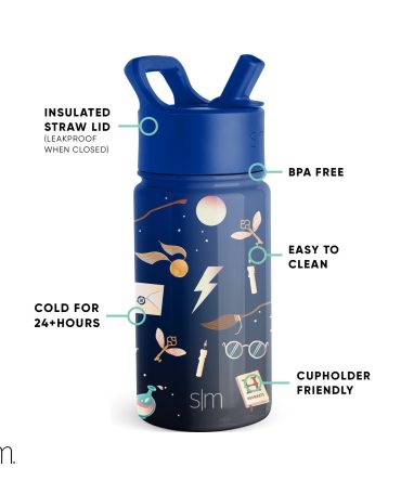 Summit Kids Water Bottle with Straw Lid