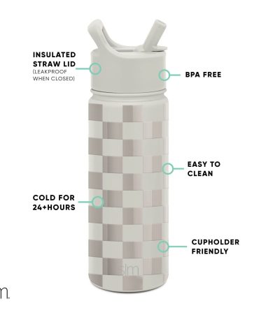 Summit Water Bottle with Straw Lid