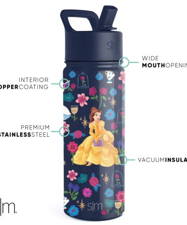 Summit Kids Water Bottle with Straw Lid