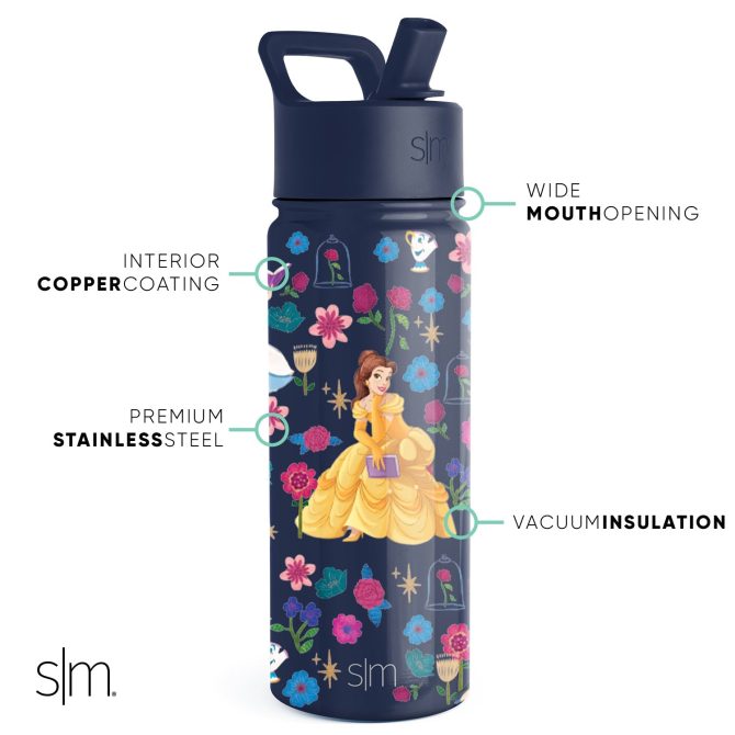 Summit Kids Water Bottle with Straw Lid