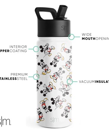 Summit Kids Water Bottle with Straw Lid