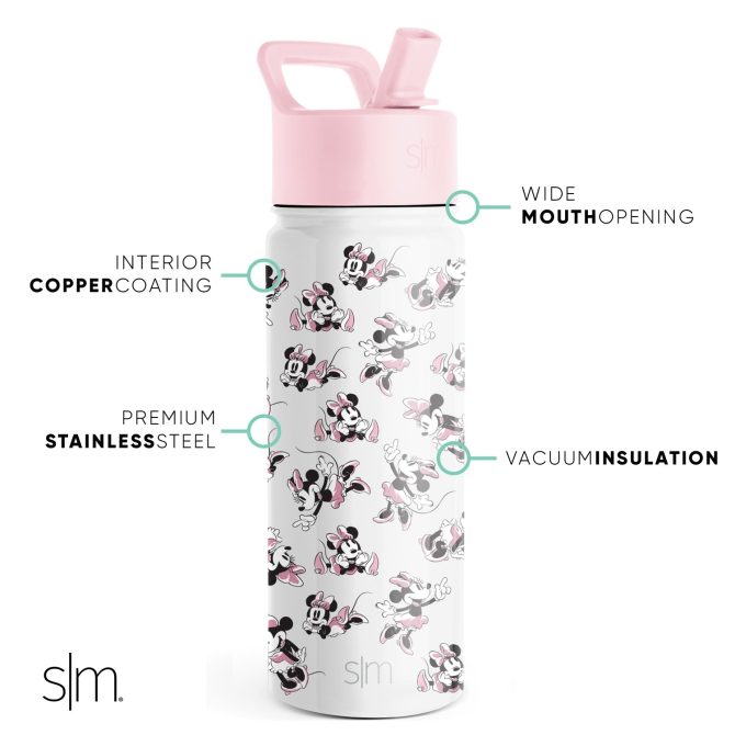 Summit Kids Water Bottle with Straw Lid