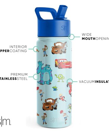 Summit Kids Water Bottle with Straw Lid