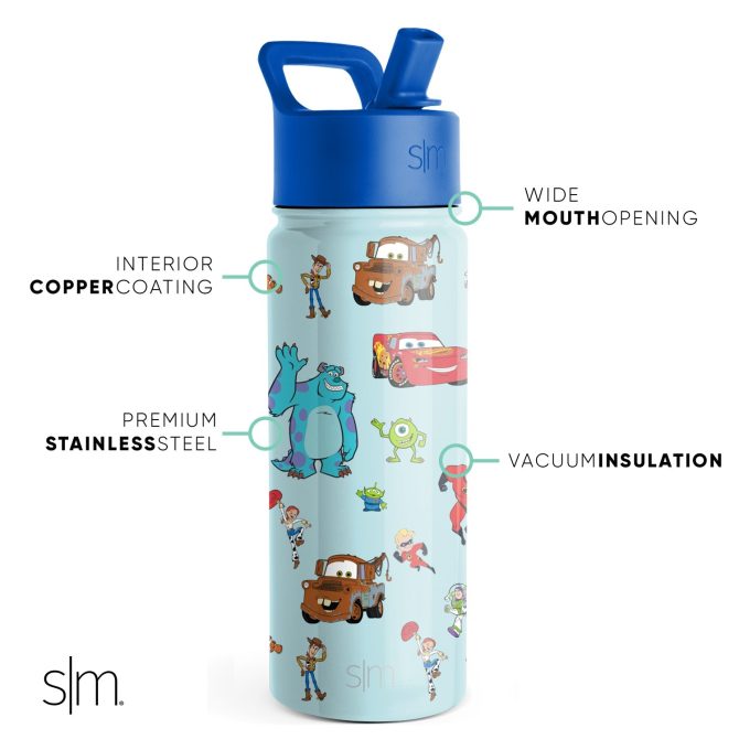 Summit Kids Water Bottle with Straw Lid