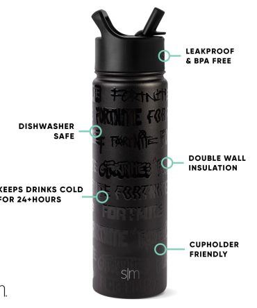 Summit Water Bottle with Straw Lid