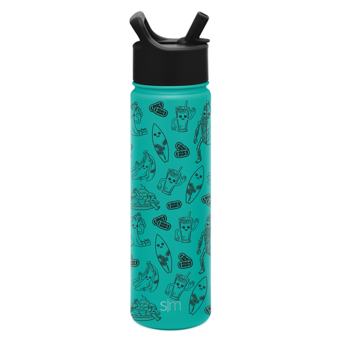 Summit Water Bottle with Straw Lid