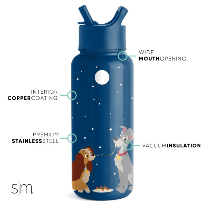 Disney Summit Water Bottle with Straw Lid