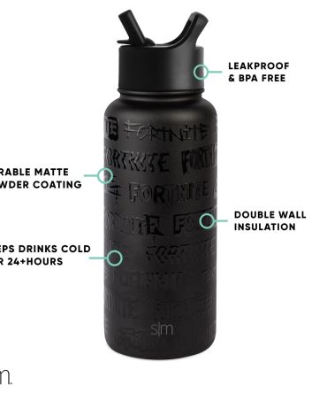 Summit Water Bottle with Straw Lid