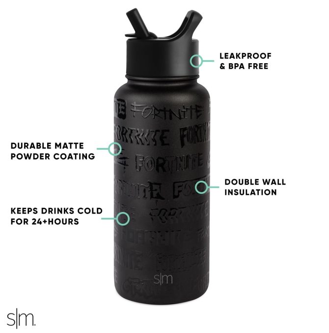 Summit Water Bottle with Straw Lid