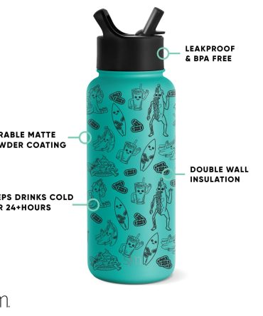 Summit Water Bottle with Straw Lid