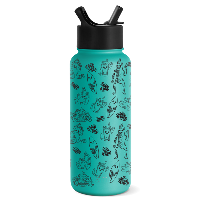 Summit Water Bottle with Straw Lid