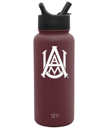 Collegiate Summit Water Bottle with Straw Lid