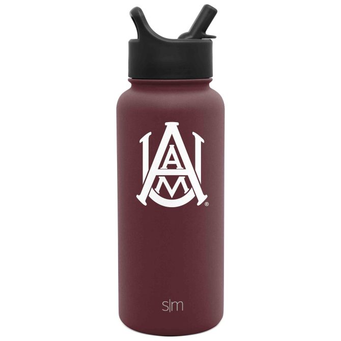 Collegiate Summit Water Bottle with Straw Lid