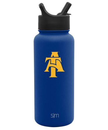 Collegiate Summit Water Bottle with Straw Lid