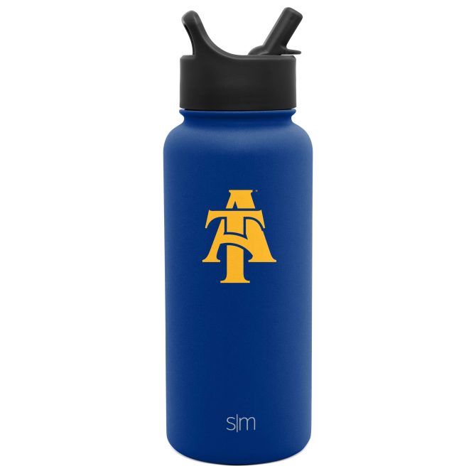 Collegiate Summit Water Bottle with Straw Lid