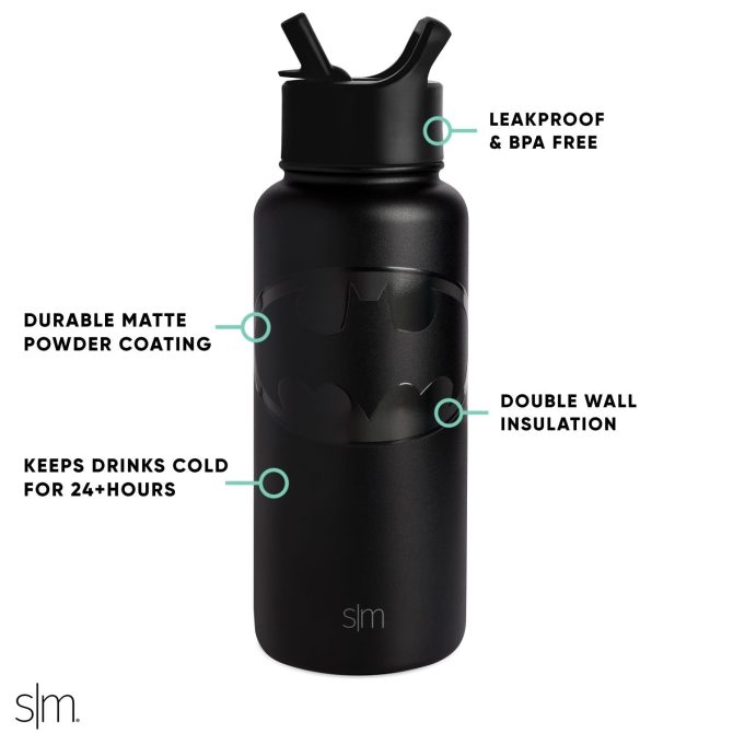 Summit Water Bottle with Straw Lid