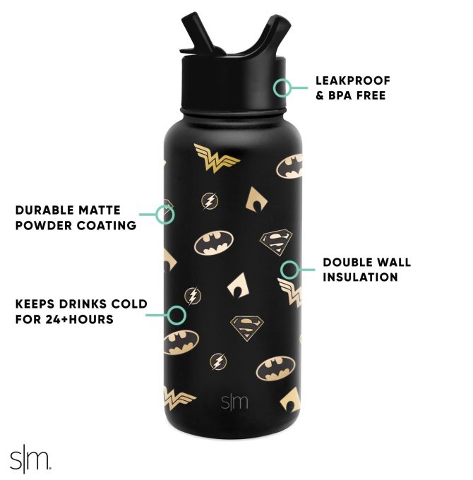 Summit Water Bottle with Straw Lid