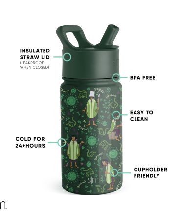 Summit Kids Water Bottle with Straw Lid