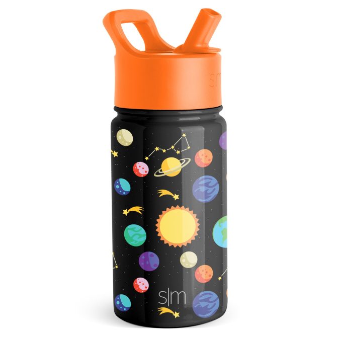 Summit Kids Water Bottle with Straw Lid