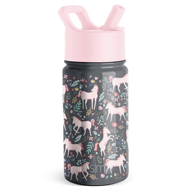 Summit Kids Water Bottle with Straw Lid