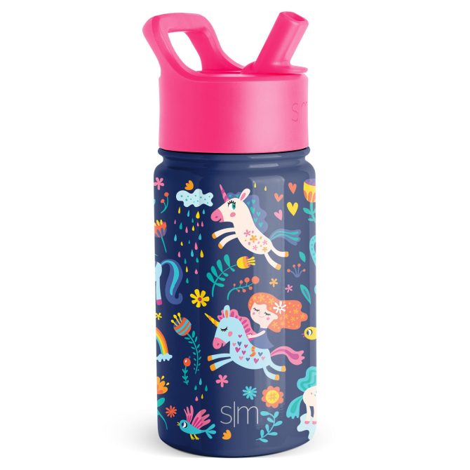 Summit Kids Water Bottle with Straw Lid