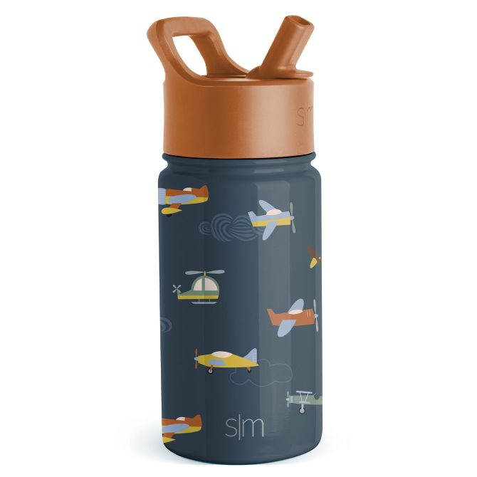 Summit Kids Water Bottle with Straw Lid