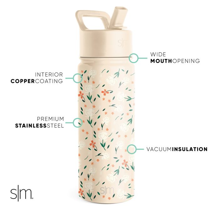 Summit Kids Water Bottle with Straw Lid