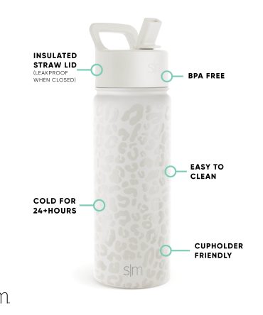 Summit Water Bottle with Straw Lid