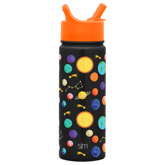 Summit Kids Water Bottle with Straw Lid