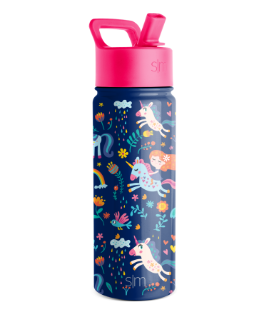 Summit Kids Water Bottle with Straw Lid