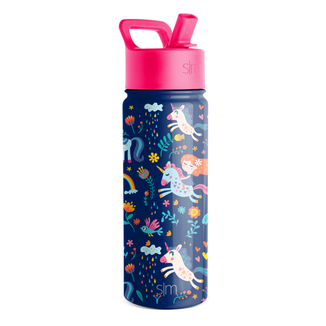 Summit Kids Water Bottle with Straw Lid