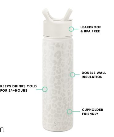 Summit Water Bottle with Straw Lid