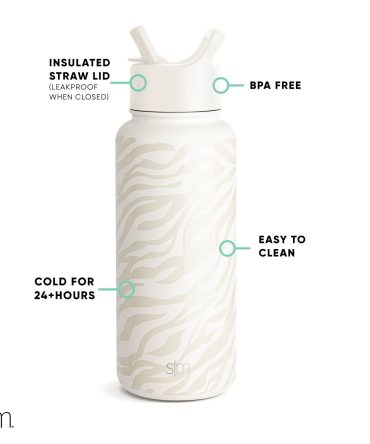 Summit Water Bottle with Straw Lid