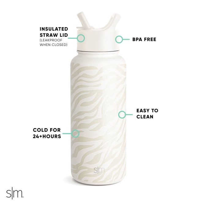 Summit Water Bottle with Straw Lid