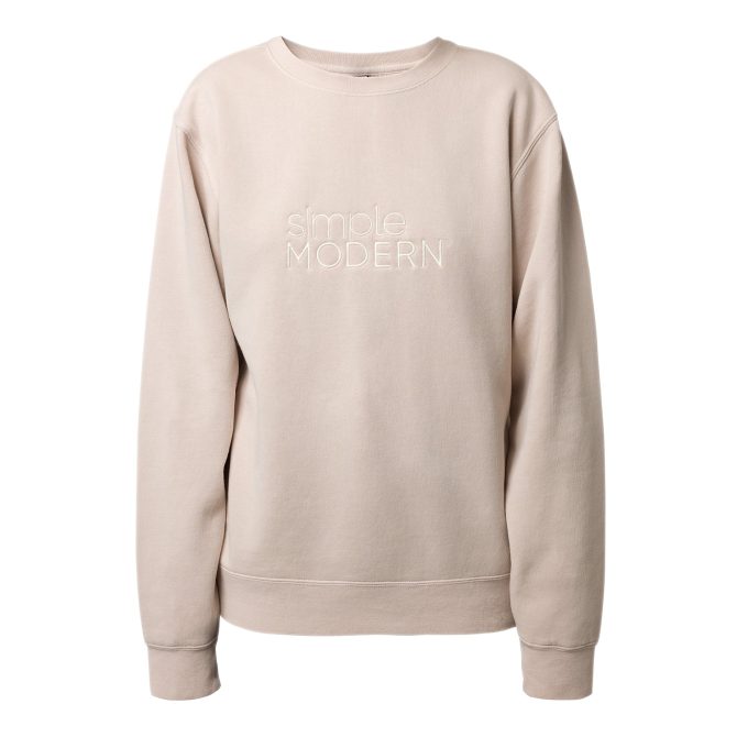 Simple Modern Crewneck Sweatshirt