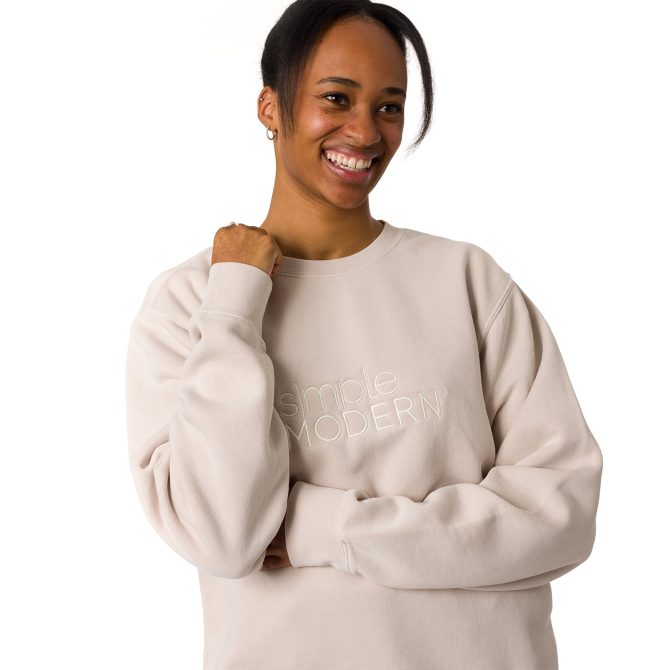 Simple Modern Crewneck Sweatshirt