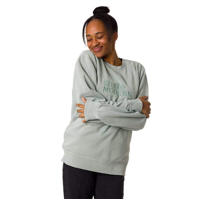 Simple Modern Crewneck Sweatshirt