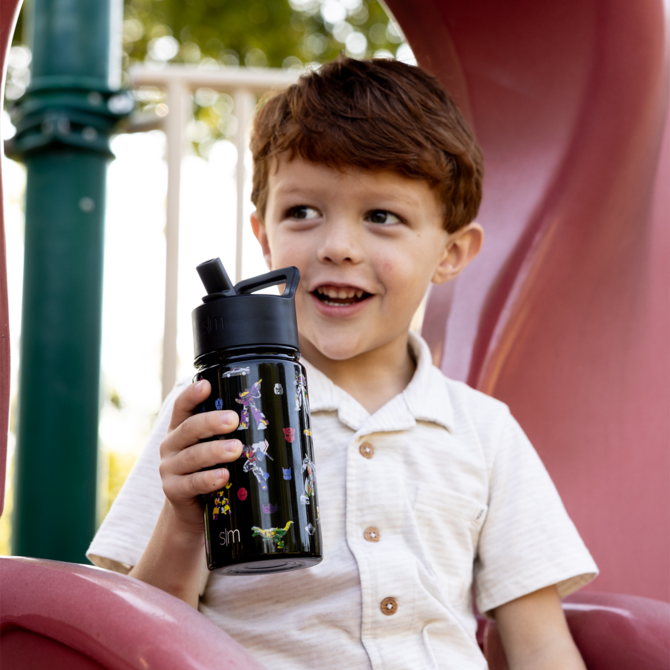 Summit Kids Water Bottle with Straw Lid