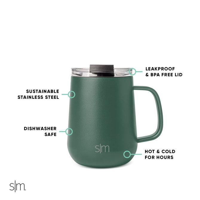 Voyager Coffee Mug with Handle - 12 oz