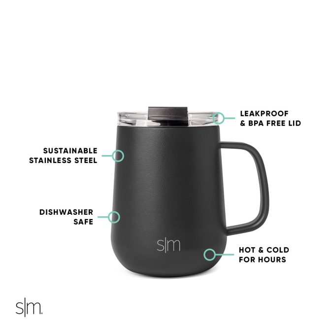 Voyager Coffee Mug with Handle - 12 oz