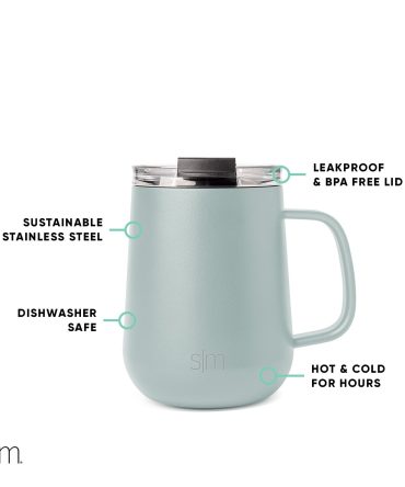 Voyager Coffee Mug with Handle - 12 oz